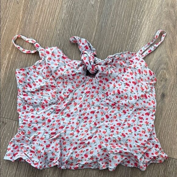 Floral Print Women's Top - Picture 3 of 3